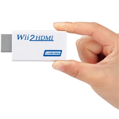 INF Nintendo Wii til HDMI-omformer - full HD 1080p Hvit