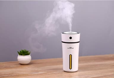 Ultralydfukter med USB og LED-lys
