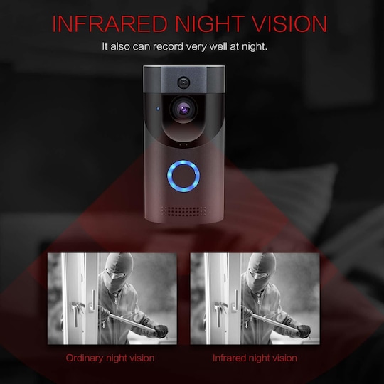 Videointercom - dørkamera Wifi 720p