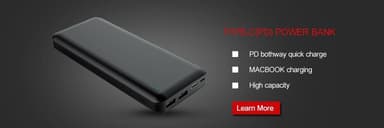 Doca DG206PD Powerbank 20.000 mAh - svart