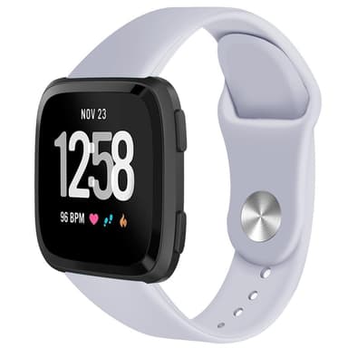 Fitbit Versa armband gummi - grå - S