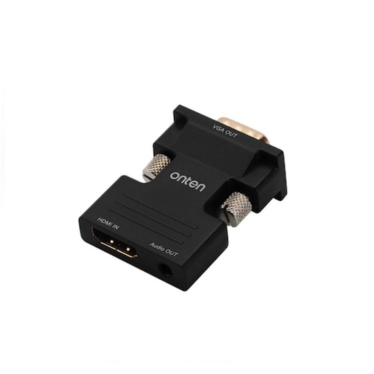 HDMI til VGA-adapter med lydutgang