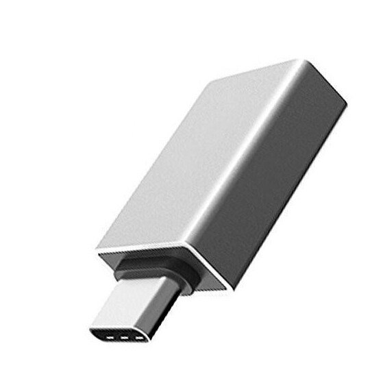 Superrask adapter USB C til USB 3.0 sølv