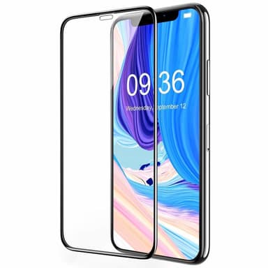 Skjermbeskytter iPhone XS Max Herdet Glass Svart