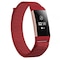 Fitbit Charge 3/4 armbånd nylon Rød