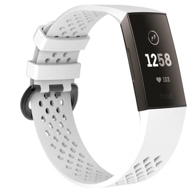 Fitbit Charge 3/4 armbånd Hvit (S)
