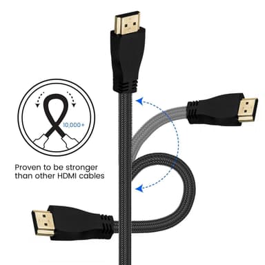 HDMI 2.1 kabel High Speed 48Gbps 8K/60Hz HDR 1 m