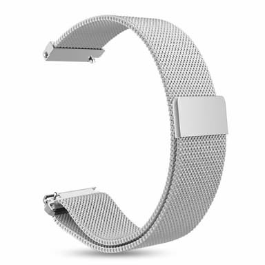 Armbånd Samsung Gear S3 Classic / S3 Frontier - 22 mm - Milanese loop - sølv