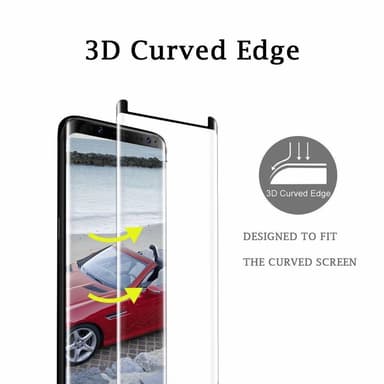 Skjermbeskytter Samsung Galaxy Note 9 Herdet Glass Svart