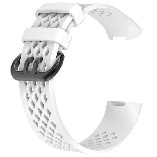 Fitbit Charge 3/4 armbånd Hvit (S)
