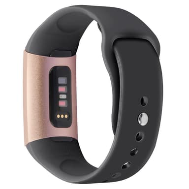 Fitbit Charge 3/4 armbånd silikon Svart L