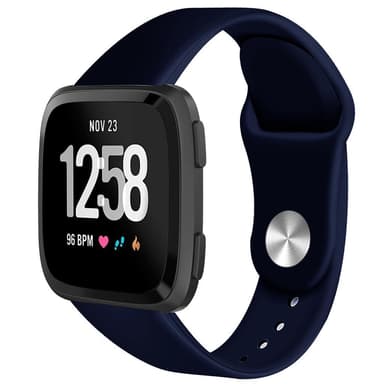 Fitbit Versa armbånd gummi - blå - S