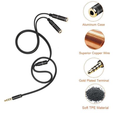 Hodetelefonkontakt for 3,5 mm kontakt