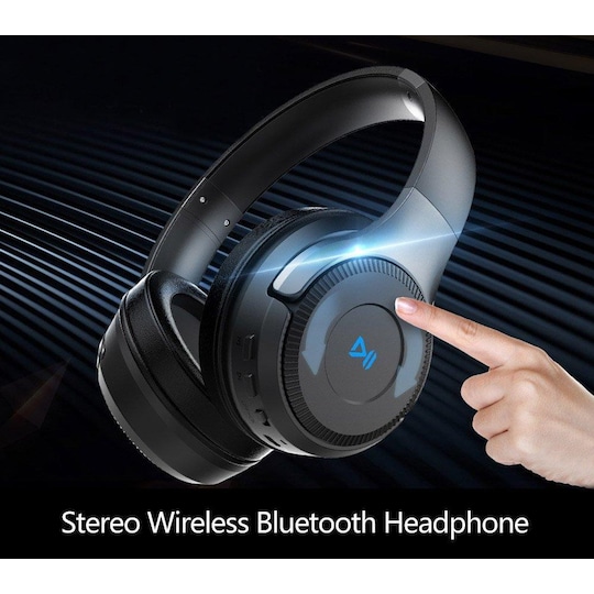 On-ear hodetelefoner med Bluetooth + 3,5 mm kabel