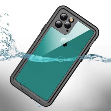iPhone 11 deksel / deksel Svart / Turkis