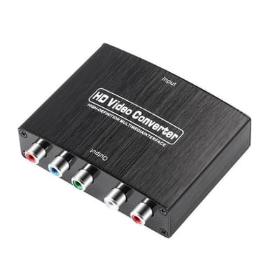 HD-videokonverterer HDMI til komponent RGB (YPbPr) og lyd L / R (LPCM)