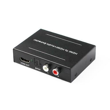 HDMI til HDMI + lyd (SPDIF og R / L) - Audio splitter for HDMI 4K
