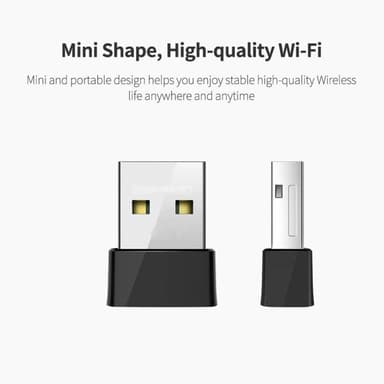 USB Wifi-adapter Dual Band 650 Mbps