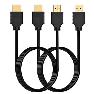 HDMI-kabel 1080p - 1,5 meter - 2-pakning