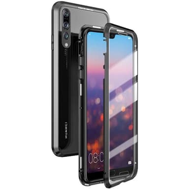 Huawei P20 Pro deksel med skjermbeskytter Svart