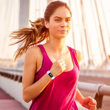 Fitbit Charge 3/4 armbånd Hvit (S)