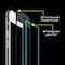 Skjermbeskytter iPhone 8 Herdet Glass Svart