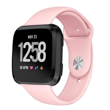 Fitbit Versa gummiarmbånd Rosa (S)