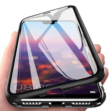 Huawei P20 Pro deksel med skjermbeskytter Svart