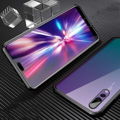 Huawei P20 Pro deksel med skjermbeskytter Svart