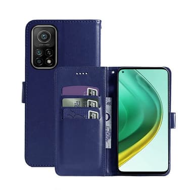 Lommebokdeksel 3-kort Xiaomi Mi 10T  - Mørke blå