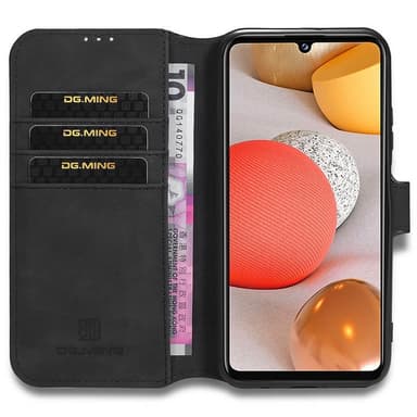 DG-Ming mobil lommebok 3-kort Samsung Galaxy A42  - Svart