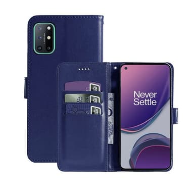 Lommebokdeksel 3-kort OnePlus 8T  - Mørke blå