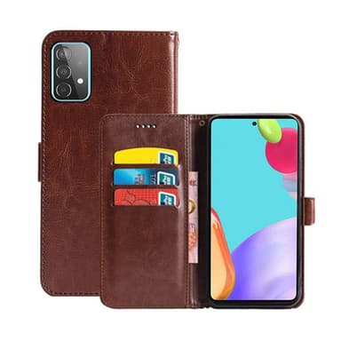 Lommebokdeksel 3-kort Samsung Galaxy A52 5G  - brun