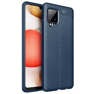 Skinnmønster TPU-deksel Samsung Galaxy A42  - Blå