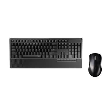 RAPOO Keyboard/Mus Sett X1960 Trådløs Svart