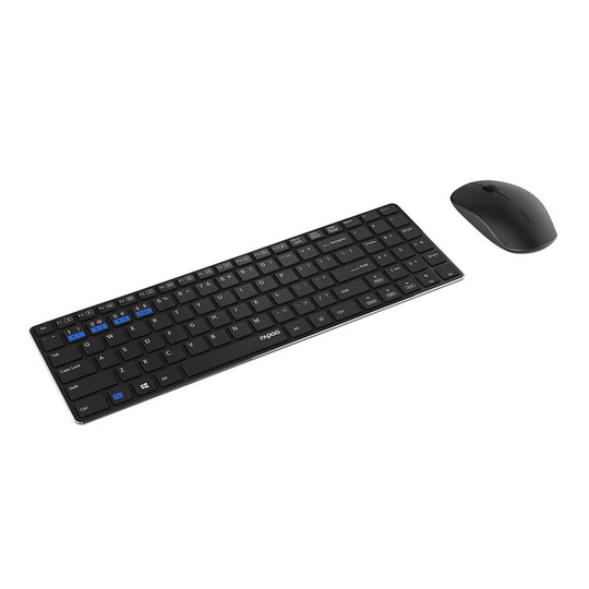RAPOO Keyboard/Mus Sett 9300M Multi-Mode Trådløs Svart