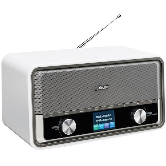 Radionette Menuett radio (hvit)