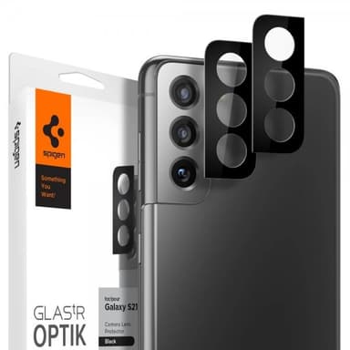 Spigen Samsung Galaxy S21 Linsebeskyttelse Glas.tR Optik 2-pakning