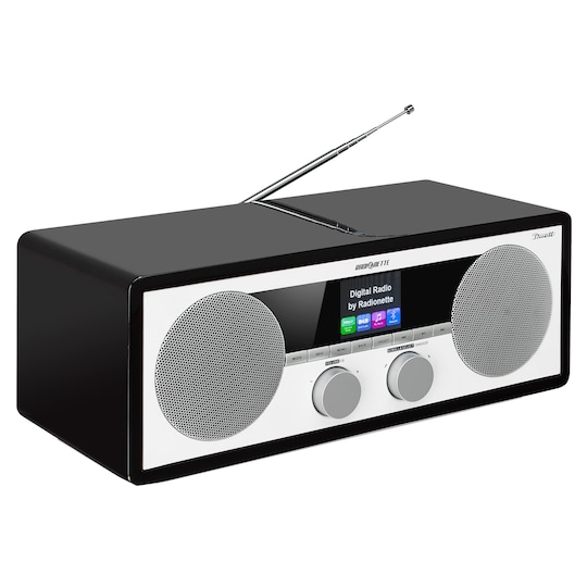Radionette Duett radio (sort)
