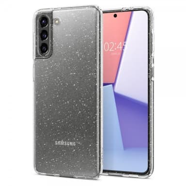 Spigen Samsung Galaxy S21 Plus Deksel Liquid Crystal Glitter Crystal Quartz
