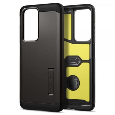 Spigen Samsung Galaxy S21 Ultra Deksel Tough Armor Gunmetal