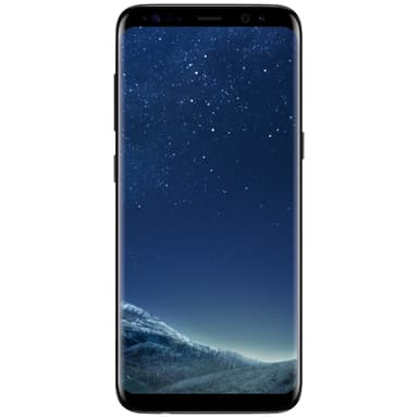 Samsung Galaxy S8 smarttelefon (sort)