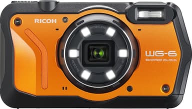 Ricoh kompaktkamera WG-6 (oransje)