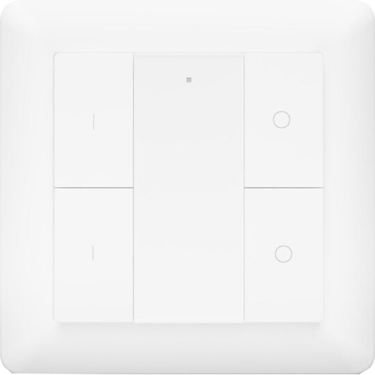 HeatIt Z-Push-bryter med 4 knapper (hvit)