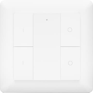 HeatIt Z-Push-bryter med 4 knapper (hvit)