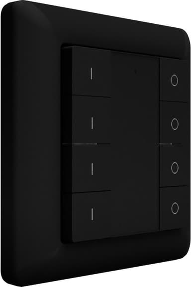HeatIt Z-Push-bryter med 8 knapper (sort)