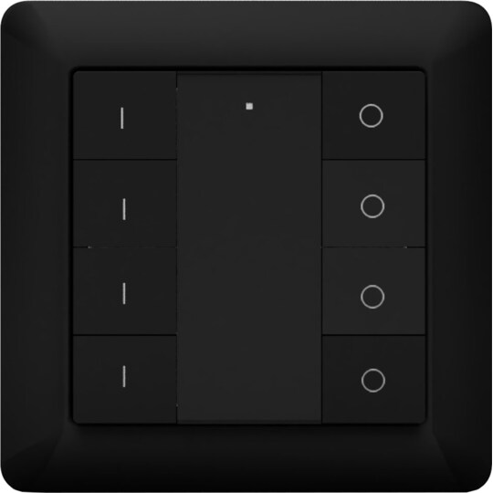 HeatIt Z-Push-bryter med 8 knapper (sort)