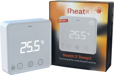 HeatIt Temp2 termostat (hvit)