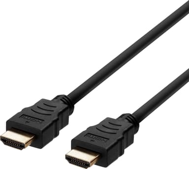 Deltaco Ultra High Speed HDMI-kabel (2m / sort)