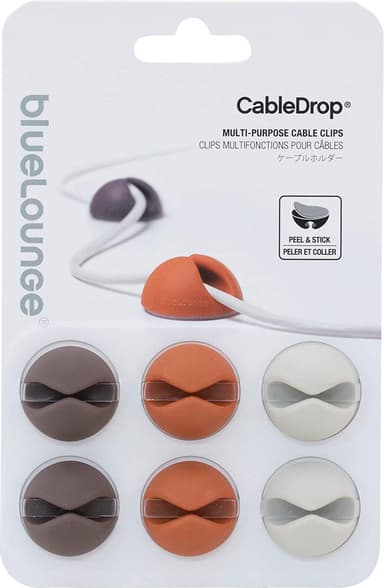 BlueLounge CableDrop kabelholdere CD-MT (grå)